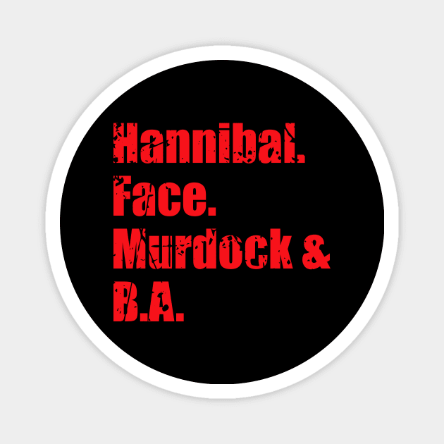 Hannibal. Face. Murdock and B.A Magnet by sunima